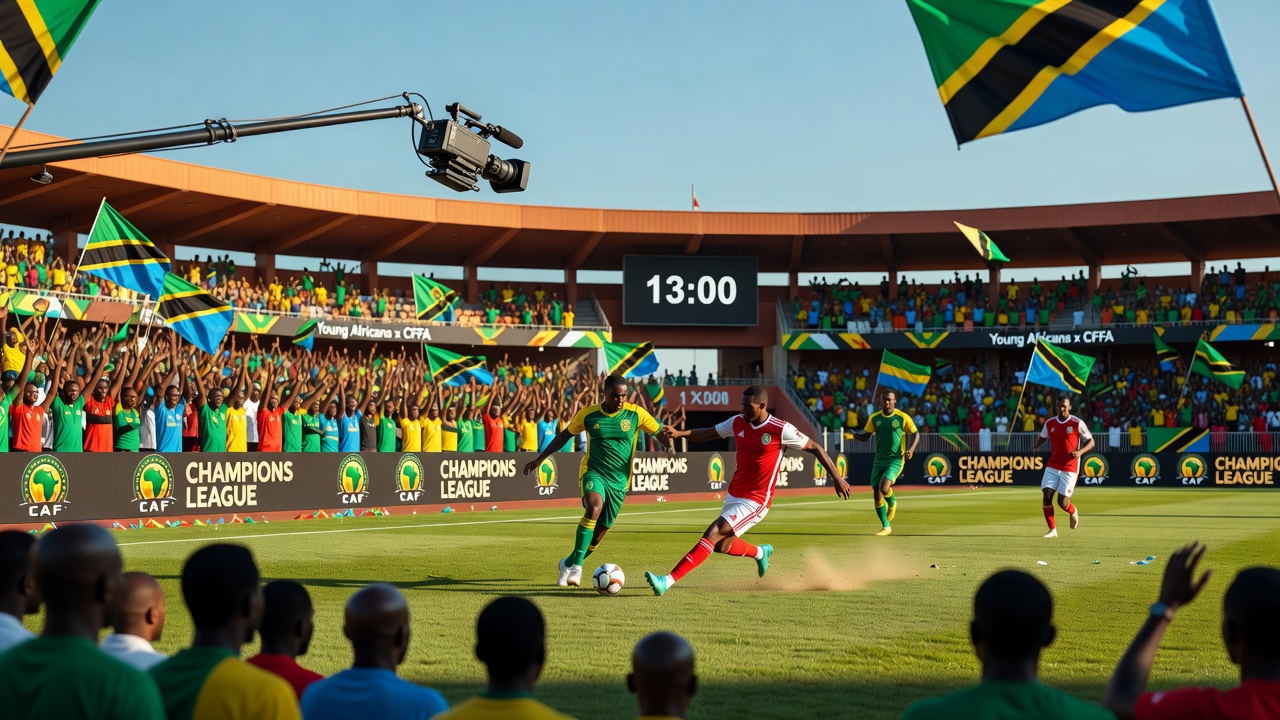 Young Africans recebe CFFA pela Liga dos Campeões da CAF